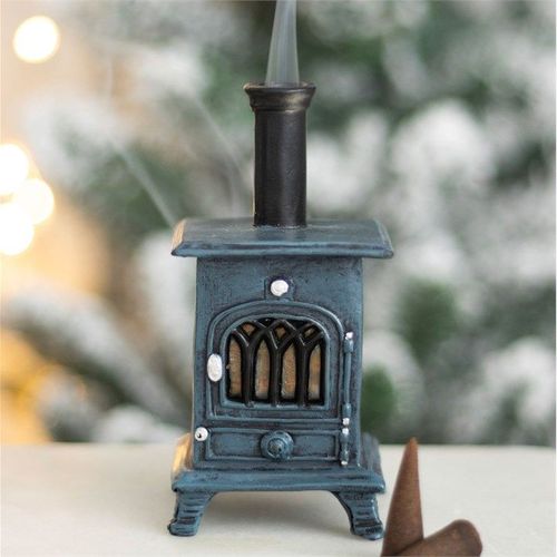 Stove Shaped Incense Cone Burner-3