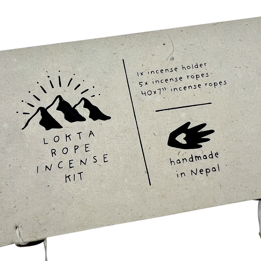 Lokta Rope Incense Box Set